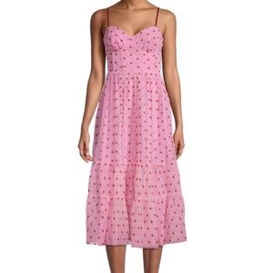 BETSEY JOHNSON Sequin-Heart Bustier Dress